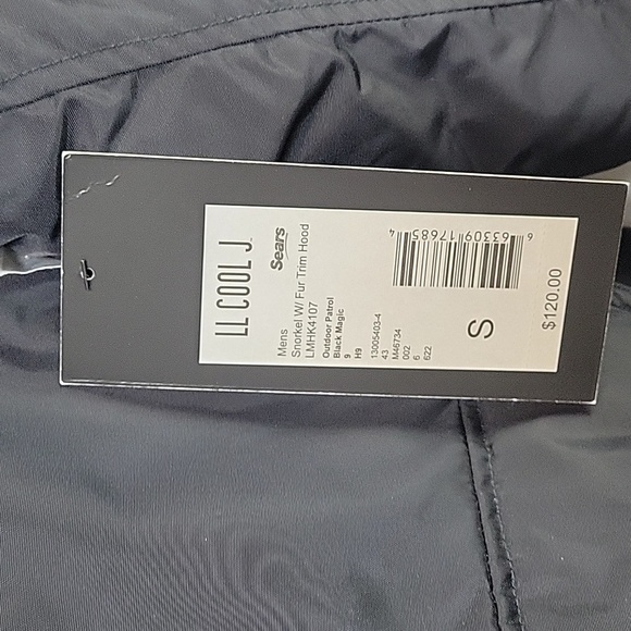 Vintage New Y2k LL Cool J Black Puffer Jacket - Picture 4 of 13